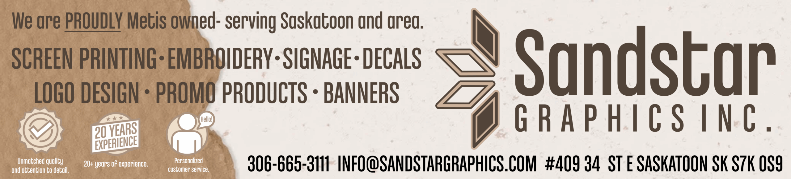 Sandstar Graphics banner